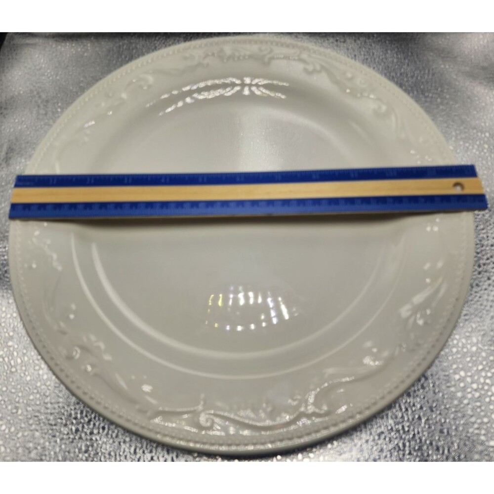 Mesa International Embossed Dot & Scrolls Dinner Plates (Set of 2) - Picture 12 of 12